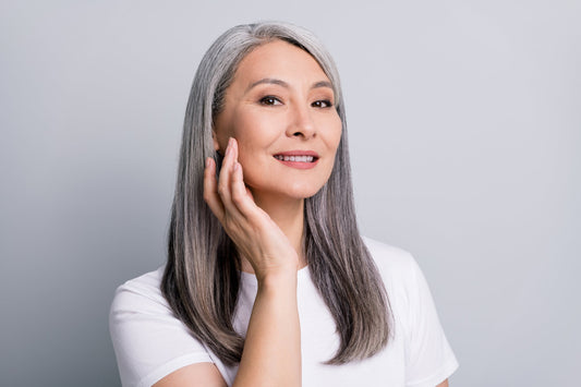 USING HAIRLINE POWDER FOR FULLER LOOKING GRAY HAIR