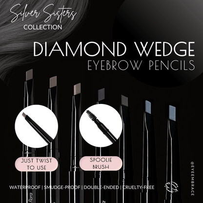 Diamond Wedge Eyebrow Pencil with Spoolie