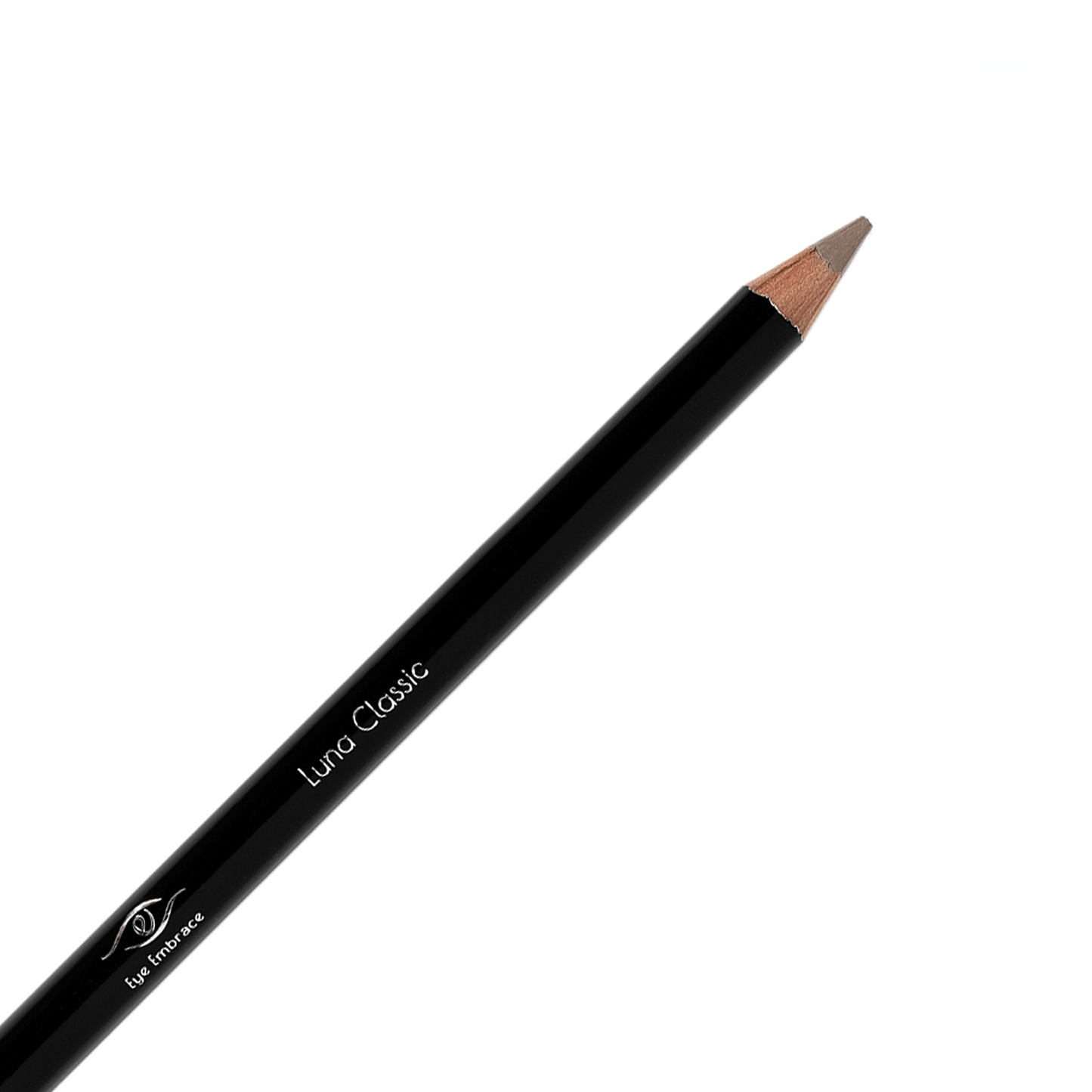 Classic Wooden Eyebrow Pencil with Sharpener and Spoolie Brush