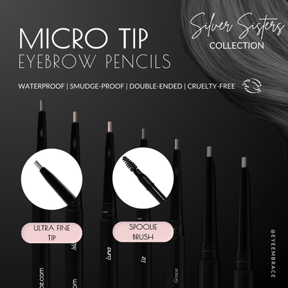 Micro Tip Eyebrow Pencil with Spoolie Brush