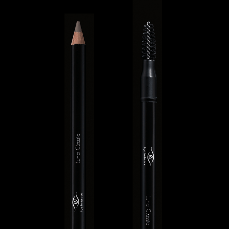 Classic Wooden Eyebrow Pencil with Spoolie: Luna Classic