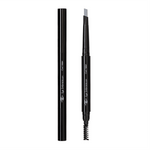 Eye Embrace Cool Helen light gray eyebrow pencil. Double-ended mechanical brow pencil cap on and off
