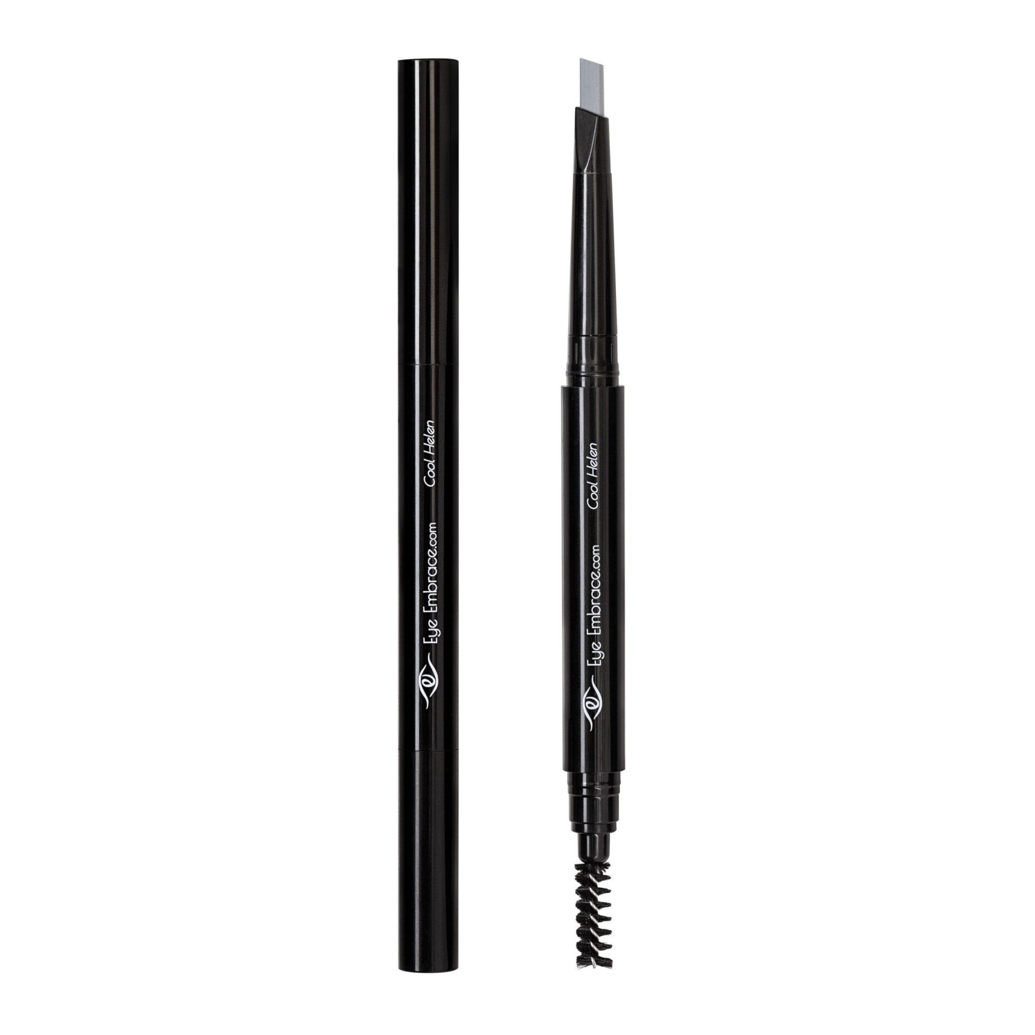 LIght Gray Eyebrow Pencil with Spoolie: Cool Helen (Waterproof,  Double-Ended Automatic Angled Tip & Spoolie Brush, Cruelty-Free) – Eye  Embrace
