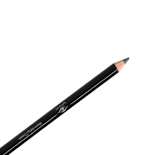 Classic Wooden Eyebrow Pencil with Sharpener and Spoolie Brush