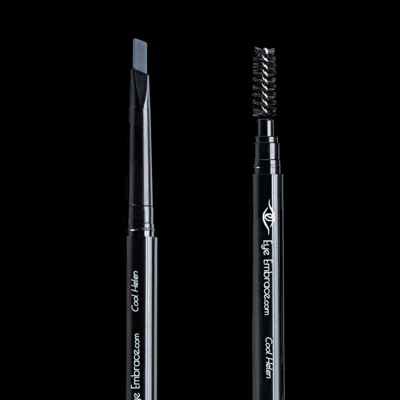 LIght Gray Eyebrow Pencil with Spoolie: Cool Helen (Waterproof